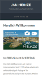 Mobile Screenshot of jan-heinze.de