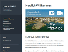 Tablet Screenshot of jan-heinze.de